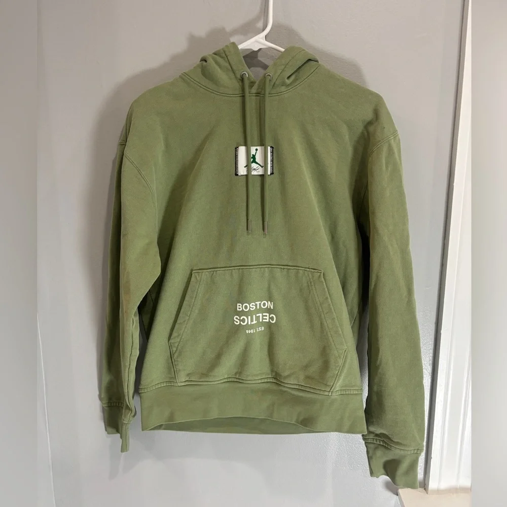 Air Jordan Flight NBA Boston Celtics Courtside Edition Green Hoodie Men’s Size S